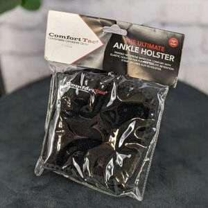 Black Ankle Holster for Concealed Carry